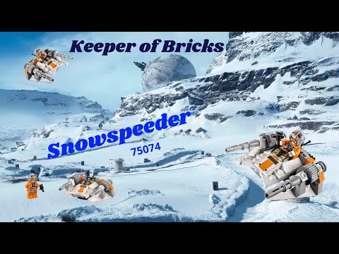 Como montar Lego Snowspeeder (75074) // Keeper of Bricks