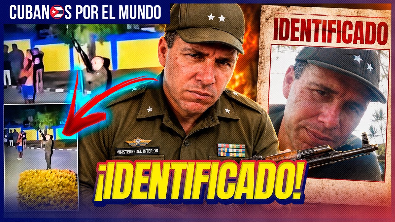 Militar cubano identificado por disparar contra manifestantes en Antilla