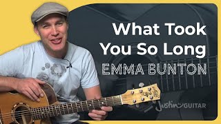 What Took You So Long - Emma Bunton - Easy Song Guitar Lesson How To Play