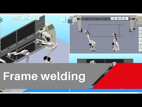 Kawasaki Robotics: Frame welding – 2 x Kawasaki BA006L E01 with K positioners