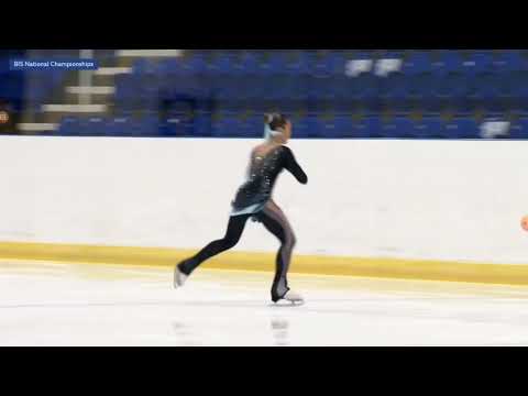 Daria Dalgitch AdvNovice Free Program British Championships 22