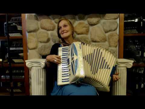 3088 - Cream Blue Acme Acmette Piano Accordion LM 41 120 $699