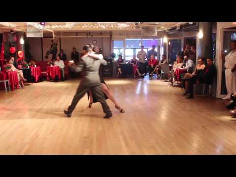  Maia Martinez  and  David Salvatierra  are  dancing  at  Philly Tango Fest  in  2016