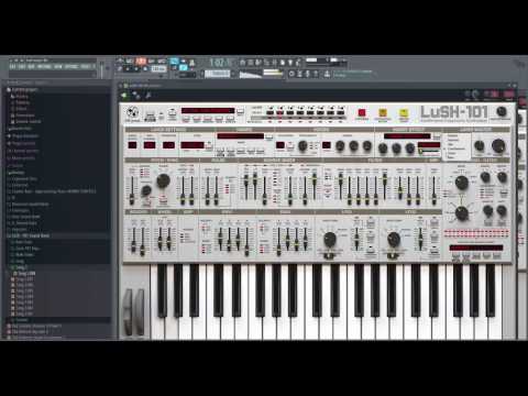 Touch The Universe ~ Creating Goa Trance Melodies with LuSH 101 in FL Studio