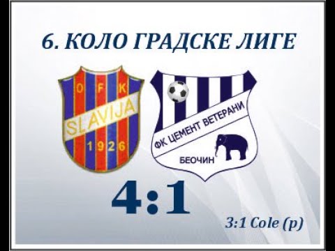6. kolo gradske lige NS... F.K."Slavija" Novi Sad - F.K."CEMENT" Beočin 4:1