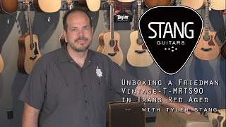 Video thumbnail for Unboxing a Friedman Vintage T Guitar with P90s by Stang Guitars