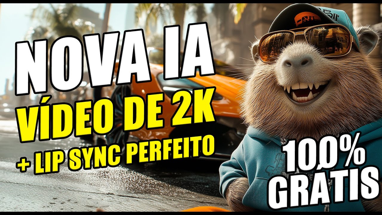 (IA CHINESA) NOVA IA para CRIAR VIDEOS GRÁTIS com 2K de RESOLUÇÃO e SINCRONIZAÇÃO LABIAL (Lip Sync)