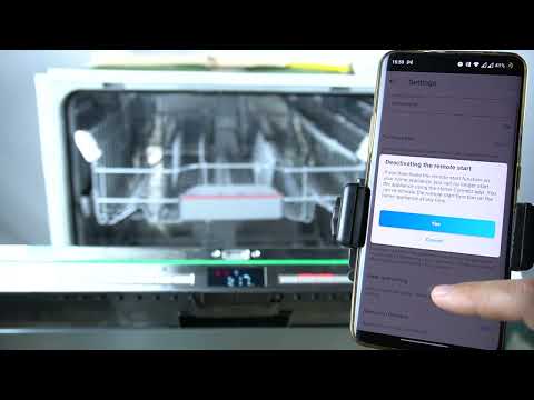 Bosch Dishwasher SMV4HTX31E - How to Enable Automatic Remote Control? | Home Connect App Setup