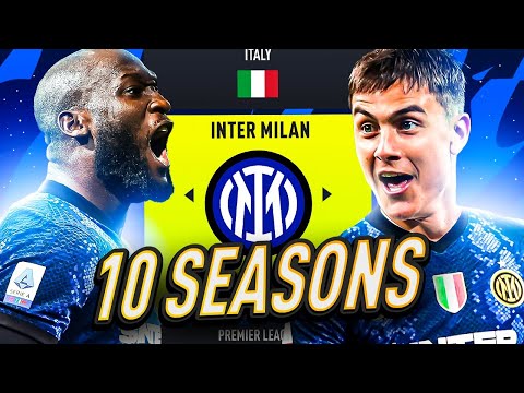 I Takeover INTER MILAN for 10 SEASONS and BREAK ALL RECORDS!!!🤩