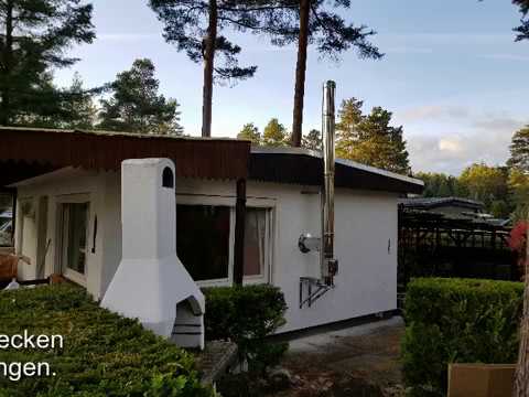 Anleitung Schornstein und Ofen in Gartenlaube/Gartenhaus installieren