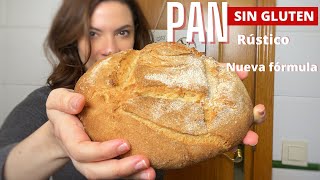 PAN SIN GLUTEN INTEGRAL  rústico  , tampoco lleva lactosa es fácil y delicioso