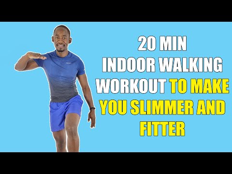 20 Minute Easy Walk at Home Exercise for Weight Loss 200 Calories
