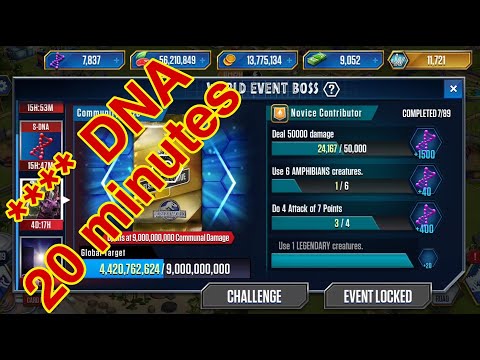 Jurassic world the game || Maelstrom 08  World boss event