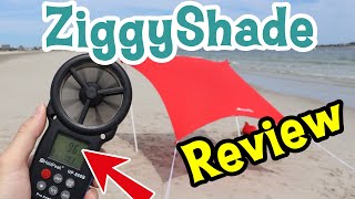 ZiggyShade Beach Sunshade Set Up & Review Video