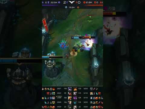 T1 Zeus Gnar SoloKill KT Rascal Sejuani - T1 vs KT 2022 LCK Summer #shorts