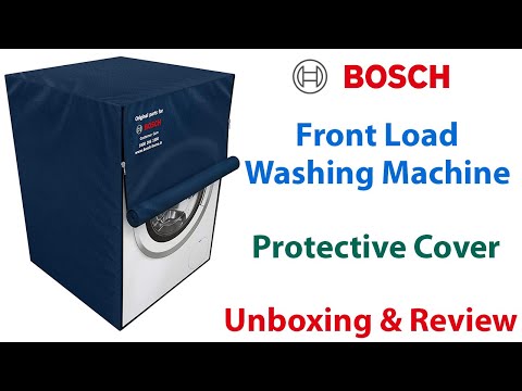 #Bosch #FrontLoad #WashingMachine Dust and Protective Cover - Blue || Unboxing & Review in Telugu