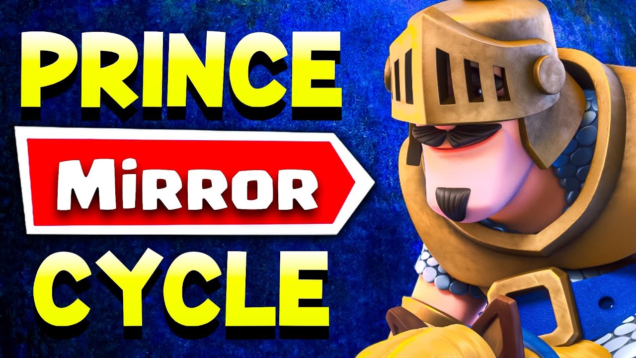 TROLLING with Mirror Prince Cycle in Clash Royale!!