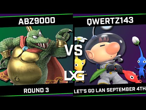 ABZ9000 (K.Rool/Kazuya) vs qwertz143 (Olimar) - LXG Let's Go LAN September 4th