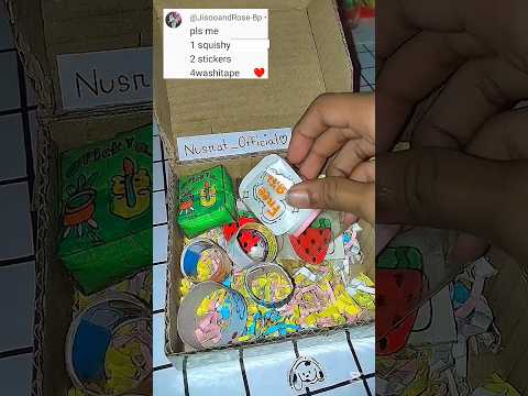 packing order fake 📦🌷 #sticker #diy #shot#squishy#trending