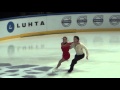 01125 Finlandia Trophy 2015 Laurence FOURNIER BEAUDRY Nikolaj SORENSEN FD FinTrophy15