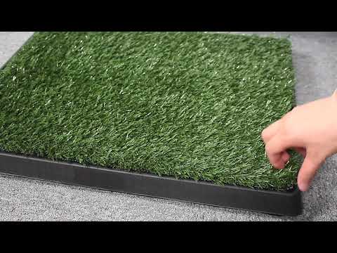 Grass Patch For Dogs Artificial Grass Dogs Potty w/ Tray