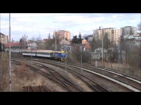 749 039-4 na Rychlíku v Příbrami. [HD]