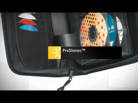 Case Logic CDW92 - CD/DVD-Ordner, Nylon, schwarz, 100 CDs oder DVDs