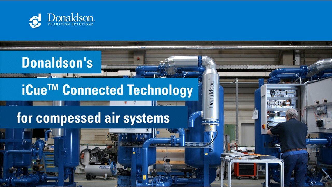 Donaldson iCueTM  Connected Technology for Compressed Air Systems