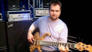 Video thumbnail for Blasius Kata 5 Bassguitar, Aguilar DB 750, DB 810 by Tóth Szabolcs