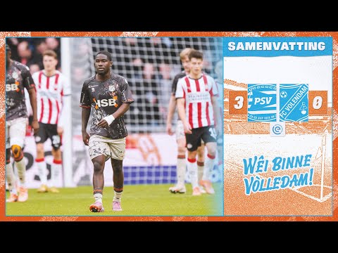 🥴 Losing in Eindhoven | PSV vs. FC Volendam Summary: 3-0 (2025-2026)
