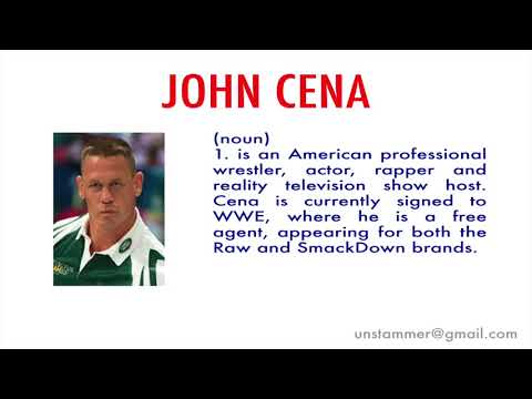 How to Pronounce John Cena