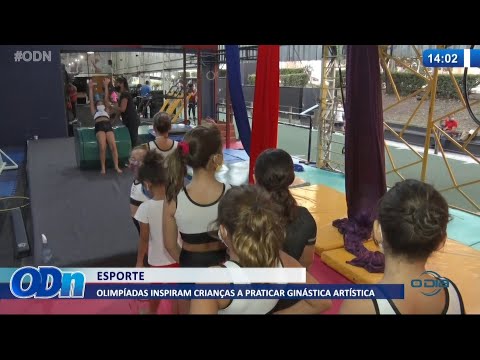 Olimpíadas inspiram crianças a praticarem ginástica olímpica 03 08 2021