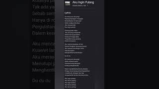 Download lagu Lirik lagu Ebiet G Ade - Aku ingin pulang #liriklagu #music mp3