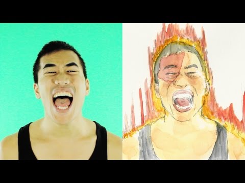Drawing a music video by hand
