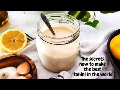 Secrets How To Make The BEST Tahini Sauce You'll Ever Eat- Just Like in Israel !  Batels Kitchen