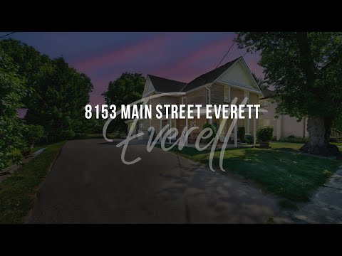 Welcome to 8153 Main Street, Everett