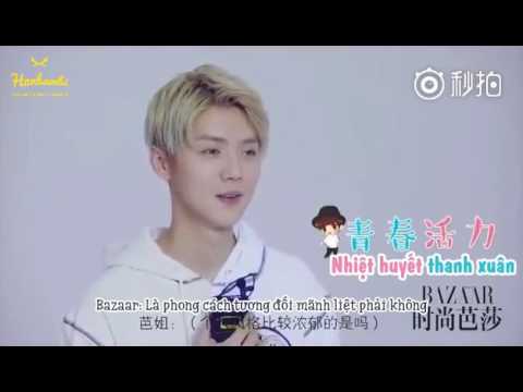 [VIETSUB] 170525 Harper's Bazaar 《时尚芭莎》 June 2017 - LuHan Talks about Football and Music