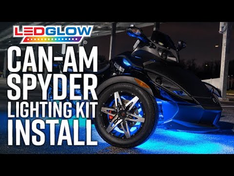 Installation | LEDGlow Bluetooth Advanced Million Color Can Am Spyder LED Lights