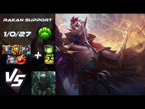 SUPPORT Rakan vs Pyke - NA Challenger Patch 25.S1.7