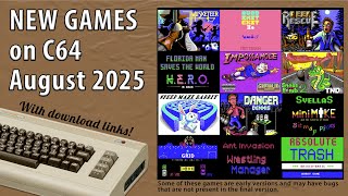 New C64 games August 2025