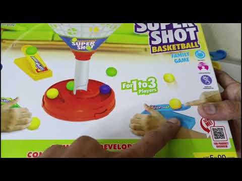 jr.super shot basket ball game . review.