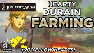 Zelda: Breath of the Wild - Hearty Durian Farming (Easy +20 Yellow Hearts!)