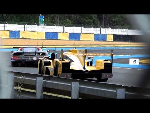 24 Hours of Le Mans 2017 Test Day - Insane speed and sound through Tertre Rouge !