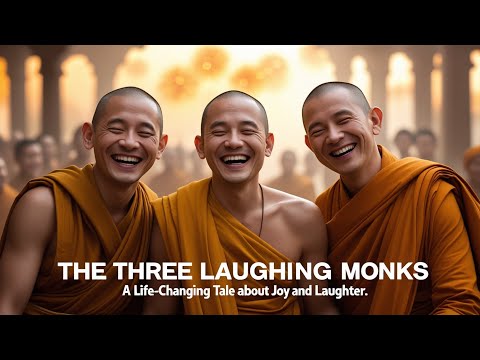 🌟 The Story of the Three Laughing Monks | A Tale of Joy, Laughter, and Life Lessons 🌟