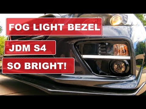 JDM S4 FOG LIGHT BEZEL INSTALL // 2015-2017 WRX/STI