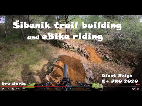 MTB Šibenik - Pisak Trail Center - NEW Trail building and riding