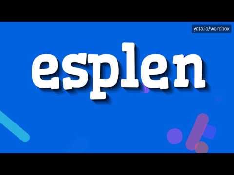 ESPLEN - HOW TO PRONOUNCE IT!?