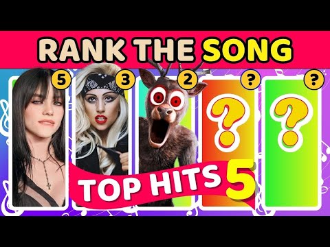Rank the Song 1 to 5 🎶 Ultimate Music Quiz 2025 🌍 | Pop, K-Pop & Latin Hits 🎧