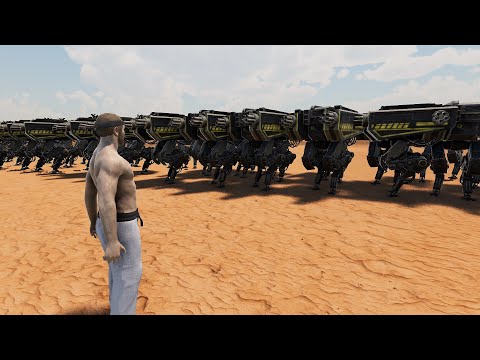 CHUCK NORRIS vs 100 T45 SHOTGUNS - Ultimate Epic Battle Simulator 2 | UEBS 2