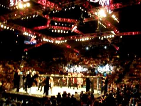 Brock Lesnar Shane Carwin UFC 116 Entrances and Introductions Bruce Buffer Las Vegas
